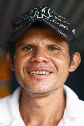 Getränkeverkäufer aus Nicaragua im Porträt