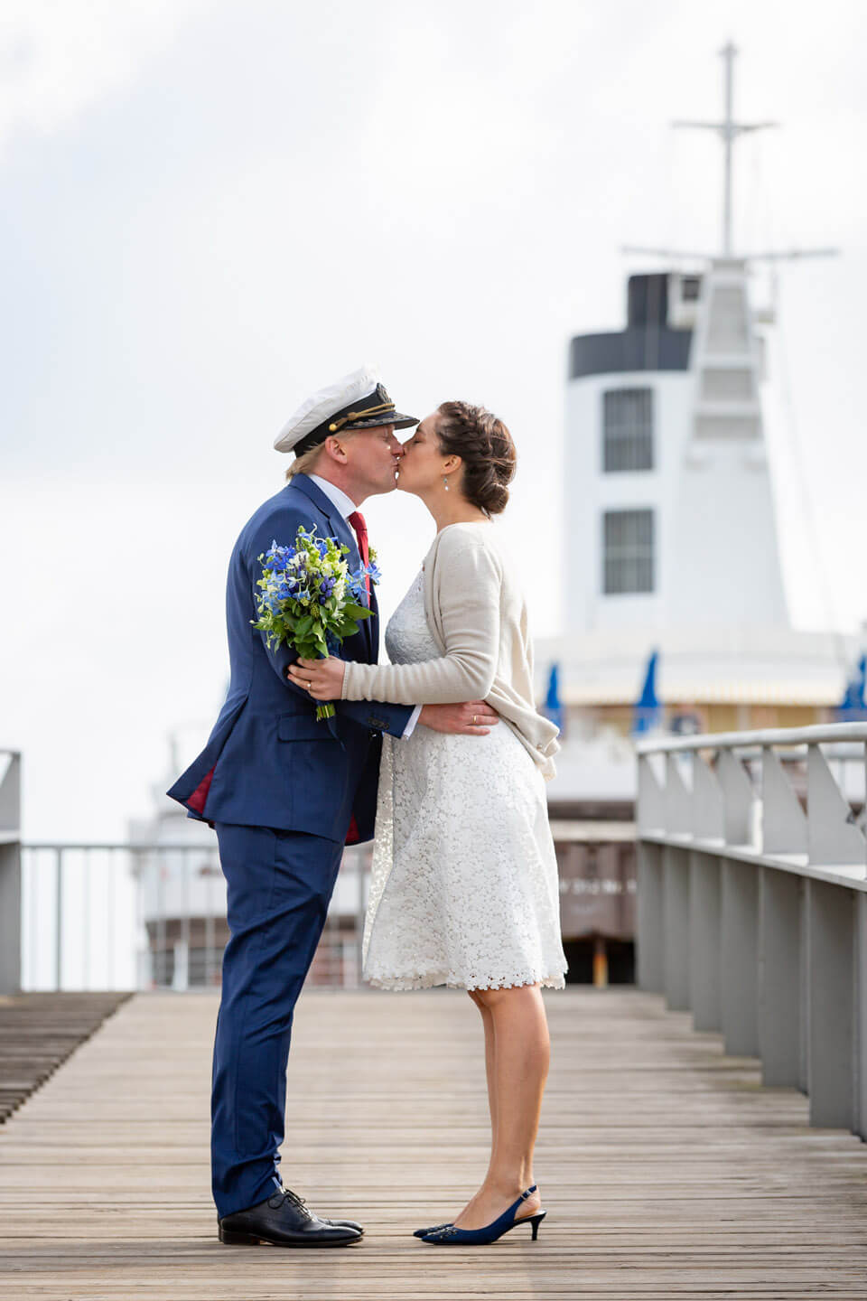 Hochzeitsfotos im Hamburger Hafen