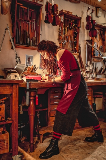 In der Werkstatt des Geigenbauers Sielaff (Foto: Florian Läufer)
