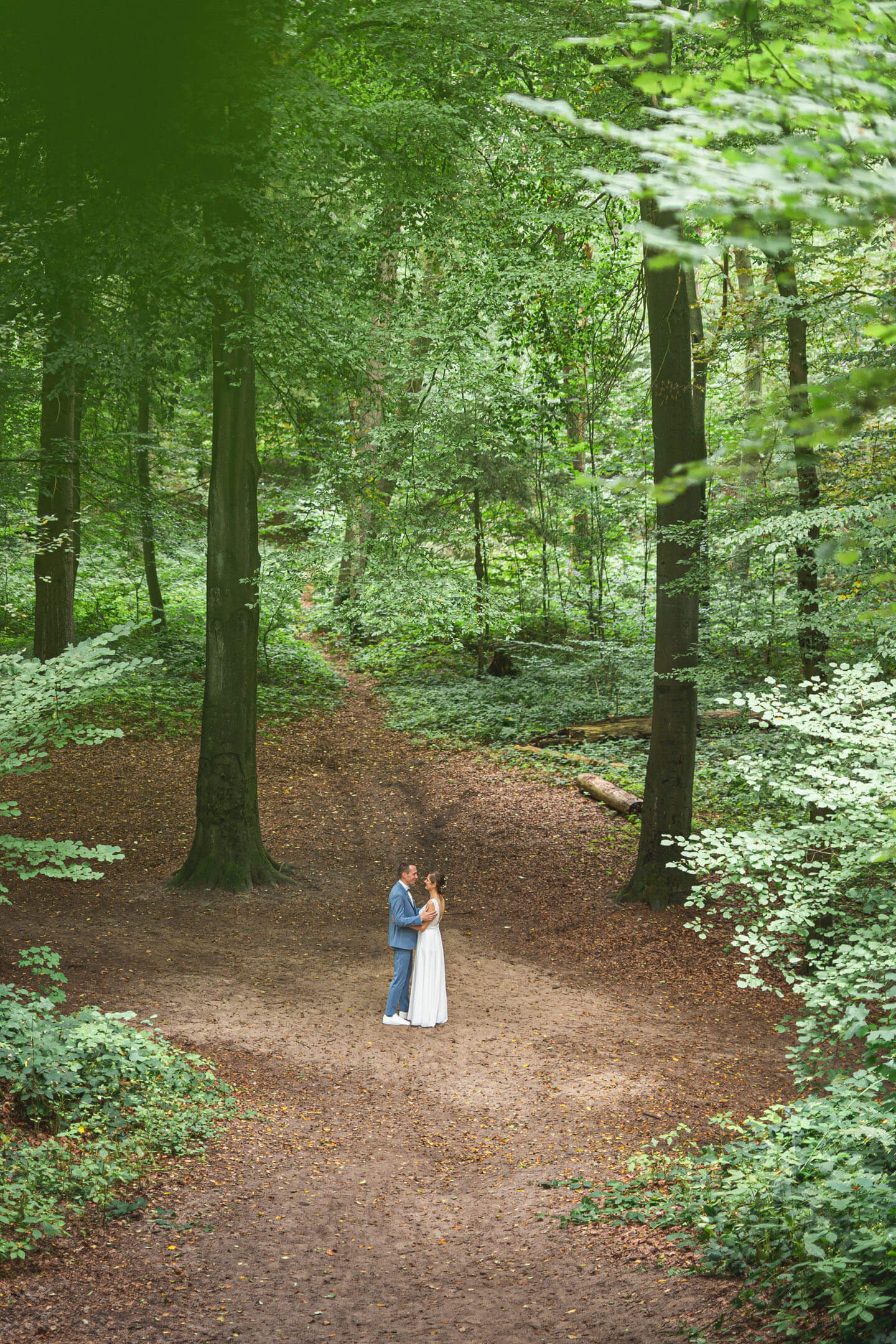 Hochzeitsbilder im Wald