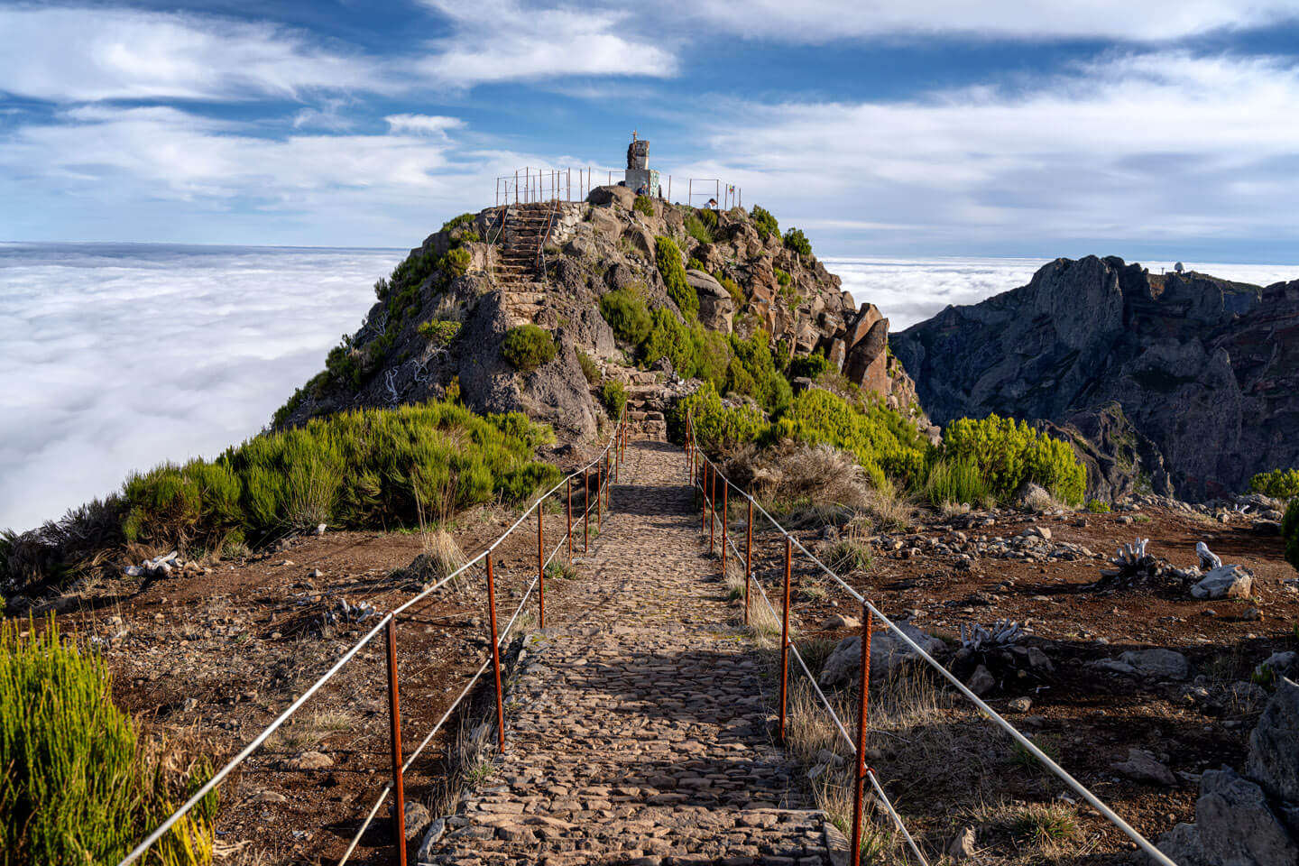 Der Gipfel vom Pico Ruivo, Madeira.