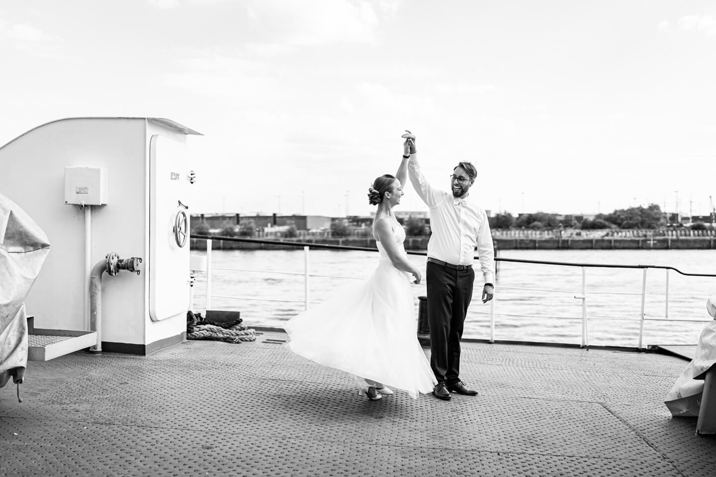 Tanzen für Hochzeitsfotos