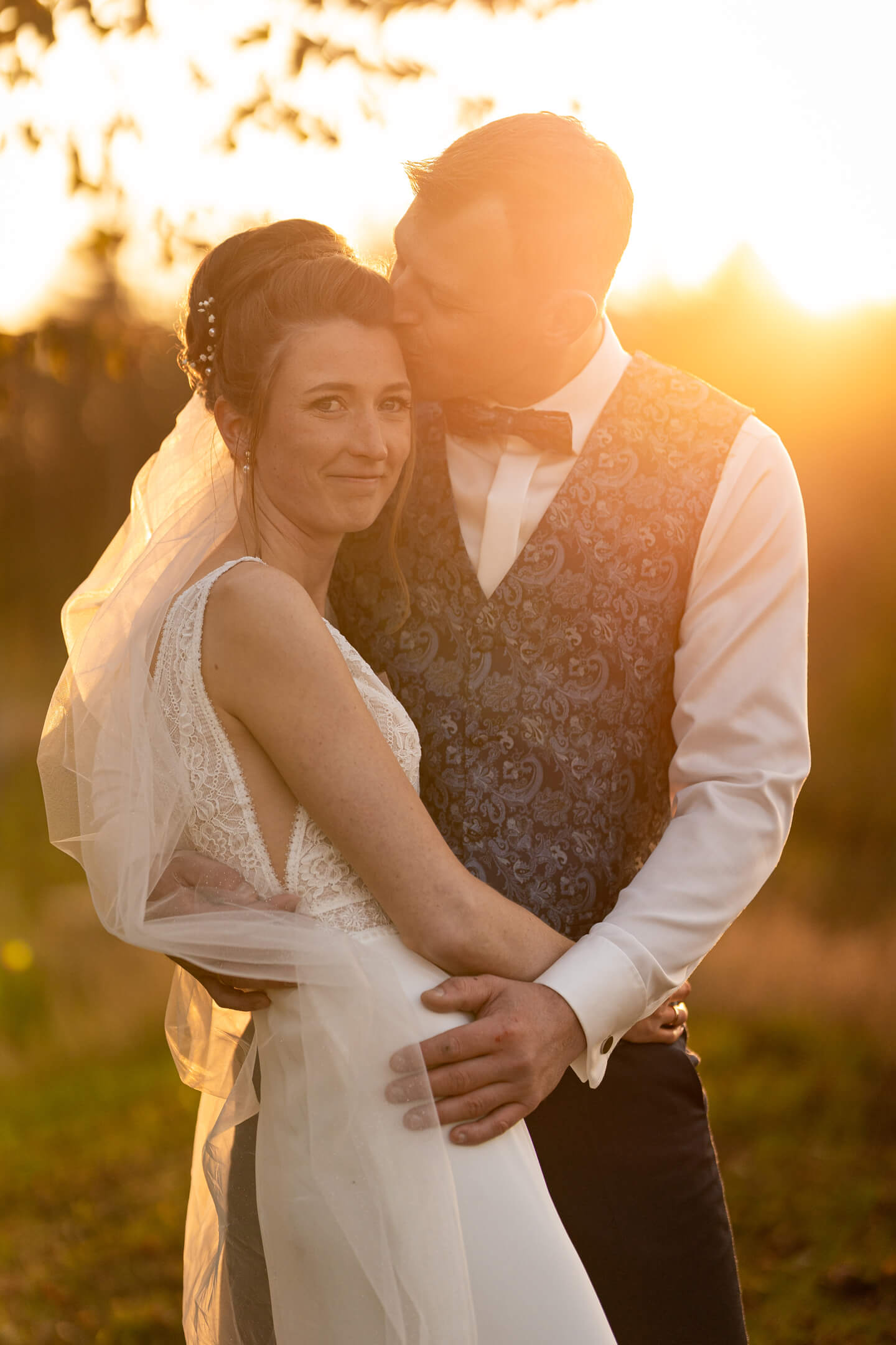 Als Hochzeitsfotograf in Kaltekirchen bei bestem Licht. Tolles Ergebnis!