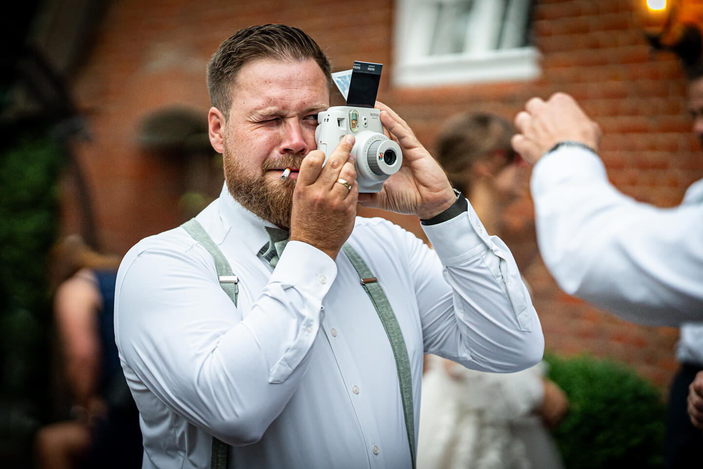 Instax-Kameras für lustige Hochzeitsfotos.
